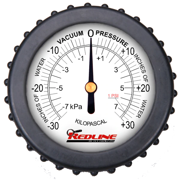 Redline 96-0037 Compound Pressure Gauge